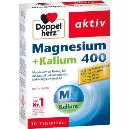 DOPPELHERZ Magnesium + Kalium tabletten, 30 st