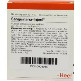 SANGUINARIA INJEEL Ampullen, 10 stuks