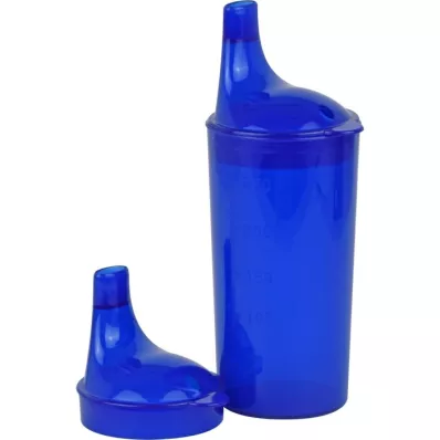 TRINKBECHER met 2 deksels blauw, 1 st TRINKBECHER met 2 deksels blauw, 1 st