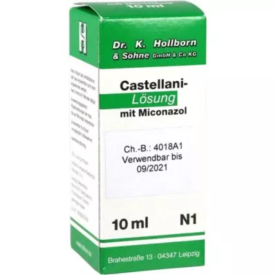 CASTELLANI m. Miconazol-oplossing, 10 ml CASTELLANI m. Miconazol-oplossing, 10 ml
