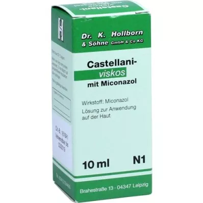 CASTELLANI viskeus met miconazoloplossing, 10 ml CASTELLANI viskeus met miconazoloplossing, 10 ml