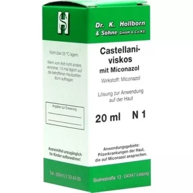 CASTELLANI viskeus met miconazoloplossing, 20 ml CASTELLANI viskeus met miconazoloplossing, 20 ml