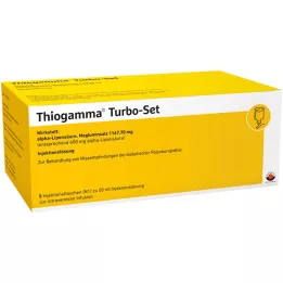 THIOGAMMA Turbo Set injectieflessen, 5X50 ml