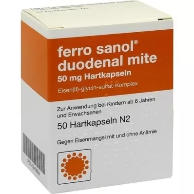 FERRO SANOL twaalfvingerige darmmijt 50 mg maagsap hard, 50 st