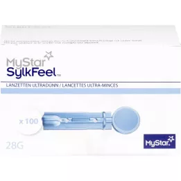 MYSTAR SylkFeel lancetten 28 G, 100 st