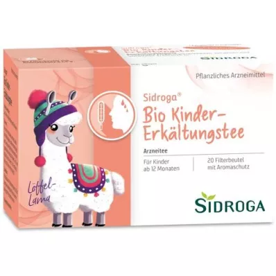 SIDROGA Biologisch kinderfilterzakje voor koude thee, 20X1,5 g