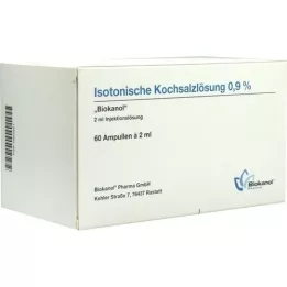ISOTONISCHE Zoutoplossing 0,9% Biokanol-ampullen, 60X2 ml
