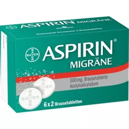ASPIRIN MIGRÄNE Bruistabletten, 12 stuks
