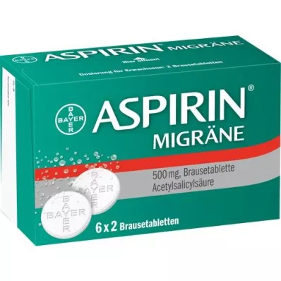 ASPIRIN MIGRÄNE Bruistabletten, 12 stuks ASPIRIN MIGRÄNE Bruistabletten, 12 stuks