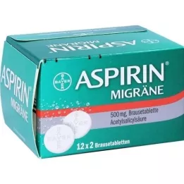 ASPIRIN MIGRÄNE Bruistabletten, 24 stuks