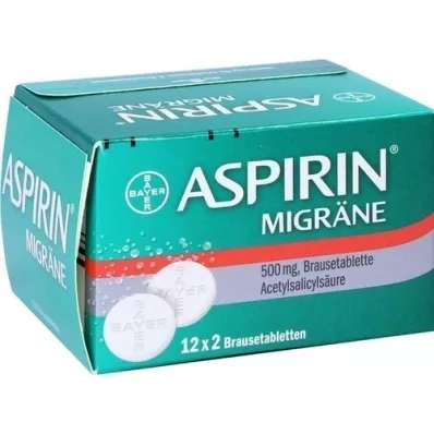 ASPIRIN MIGRÄNE Bruistabletten, 24 stuks