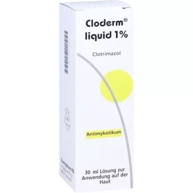 CLODERM Vloeistof 1%, 30 ml CLODERM Vloeistof 1%, 30 ml