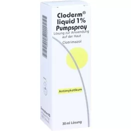 CLODERM Vloeistof 1% pompspray, 30 ml