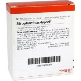 STROPHANTHUS INJEEL Ampullen, 10 stuks