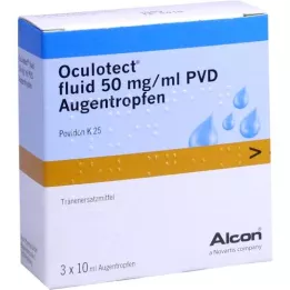OCULOTECT vloeistof PVD oogdruppels, 3X10 ml