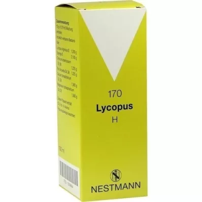 LYCOPUS H nr. 170 druppels, 100 ml LYCOPUS H nr. 170 druppels, 100 ml