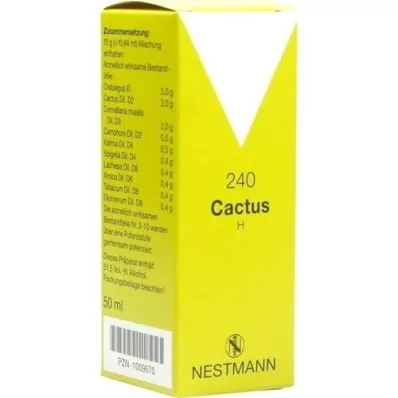 CACTUS H 240 druppels, 50 ml CACTUS H 240 druppels, 50 ml