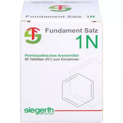 FUNDAMENT-Zout I N tabletten, 80 st FUNDAMENT-Zout I N tabletten, 80 st