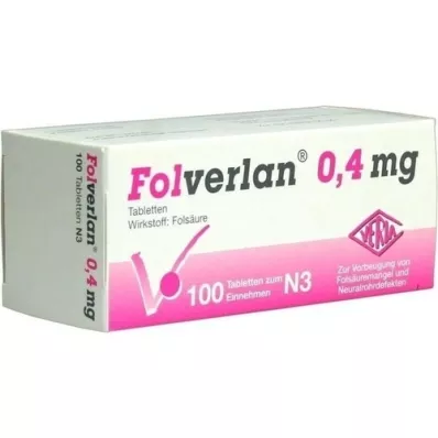 FOLVERLAN 0,4 mg tabletten, 100 stuks FOLVERLAN 0,4 mg tabletten, 100 stuks