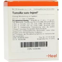 TONSILLA SUIS Injeel-ampullen, 10 stuks