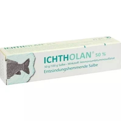 ICHTHOLAN 50% zalf, 25 g ICHTHOLAN 50% zalf, 25 g