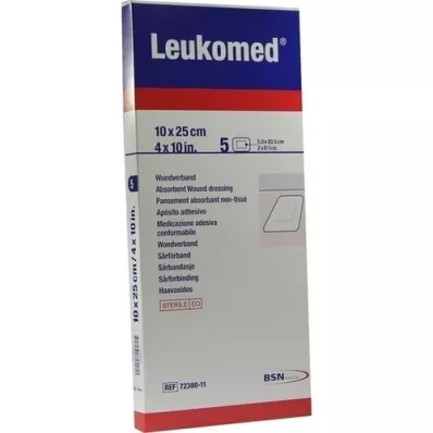 LEUKOMED steriele pleisters 10x25 cm, 5 st LEUKOMED steriele pleisters 10x25 cm, 5 st