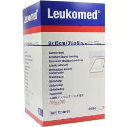 LEUKOMED steriele pleisters 8x15 cm, 50 st