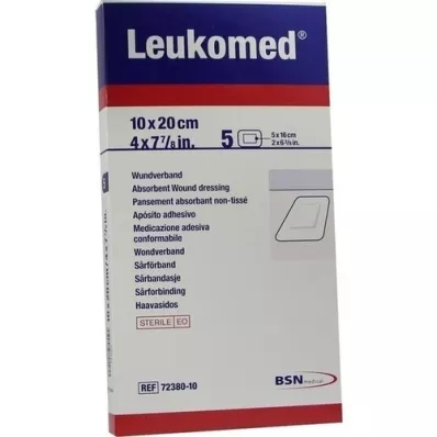 LEUKOMED steriele pleisters 10x20 cm, 5 st LEUKOMED steriele pleisters 10x20 cm, 5 st