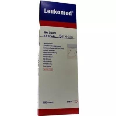 LEUKOMED steriele pleisters 10x35 cm, 5 st LEUKOMED steriele pleisters 10x35 cm, 5 st
