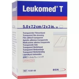 LEUKOMED transp.steriele pleisters 5x7,2 cm, 50 st