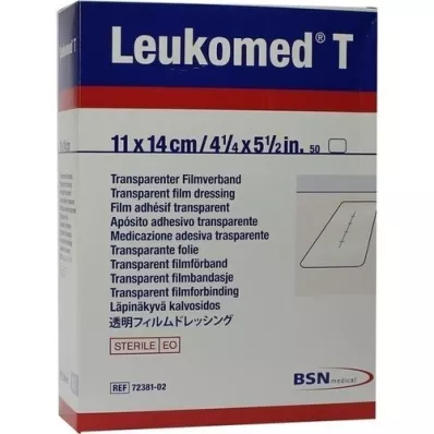 LEUKOMED transp.steriele pleisters 11x14 cm, 50 st LEUKOMED transp.steriele pleisters 11x14 cm, 50 st