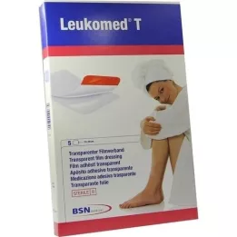 LEUKOMED transp.steriele pleisters 11x14 cm, 5 st