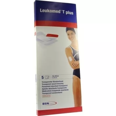 LEUKOMED transp.plus steriele pleisters 10x30 cm, 5 st LEUKOMED transp.plus steriele pleisters 10x30 cm, 5 st