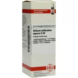 STIBIUM SULFURATUM NIGRUM D 30 Verdunning, 20 ml
