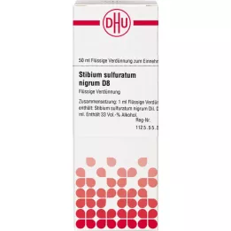 STIBIUM SULFURATUM NIGRUM D 8 Verdunning, 50 ml