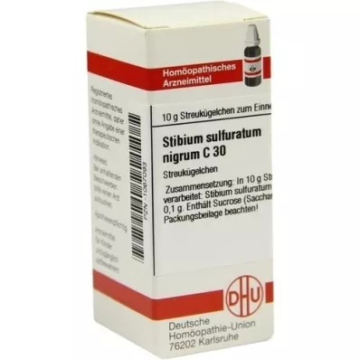 STIBIUM SULFURATUM NIGRUM C 30 bolletjes, 10 g