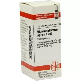 STIBIUM SULFURATUM NIGRUM C 200 bolletjes, 10 g