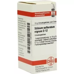 STIBIUM SULFURATUM NIGRUM D 12 bolletjes, 10 g