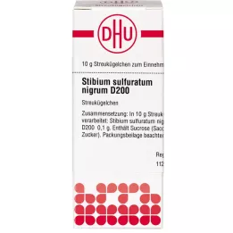 STIBIUM SULFURATUM NIGRUM D 200 bolletjes, 10 g