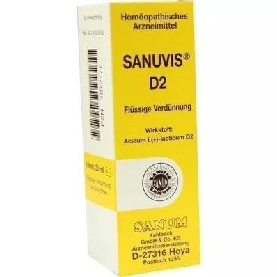 SANUVIS D 2 druppels, 30 ml SANUVIS D 2 druppels, 30 ml