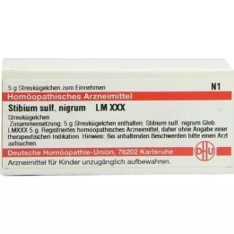 STIBIUM SULFURATUM NIGRUM LM XXX Druppeltjes, 5 g