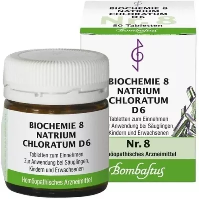 BIOCHEMIE 8 natriumchloratum D 6 tabletten, 80 st BIOCHEMIE 8 natriumchloratum D 6 tabletten, 80 st