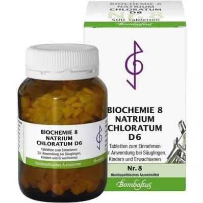 BIOCHEMIE 8 natriumchloratum D 6 tabletten, 500 st BIOCHEMIE 8 natriumchloratum D 6 tabletten, 500 st