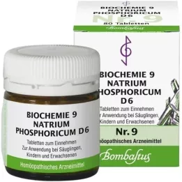 BIOCHEMIE 9 Natrum fosforicum D 6 tabletten, 80 st