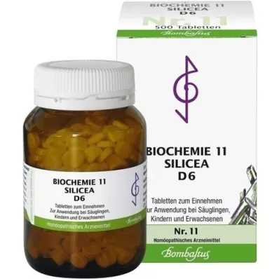 BIOCHEMIE 11 Silicea D 6 tabletten, 500 st BIOCHEMIE 11 Silicea D 6 tabletten, 500 st