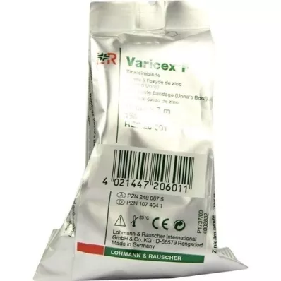 VARICEX F Zinklijmverband 10 cmx7 m, 1 stuk