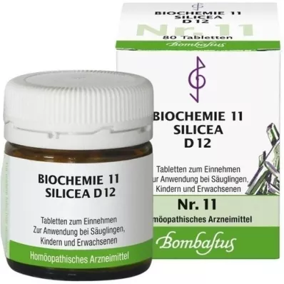 BIOCHEMIE 11 Silicea D 12 tabletten, 80 st