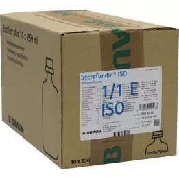 STEROFUNDIN ISO Ecoflac Plus infuusoplossing, 10X250 ml
