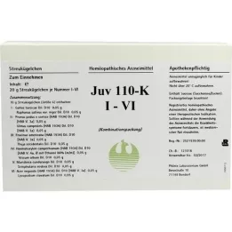 JUV 110 K I-VI Druppeltjes, 6X20 g