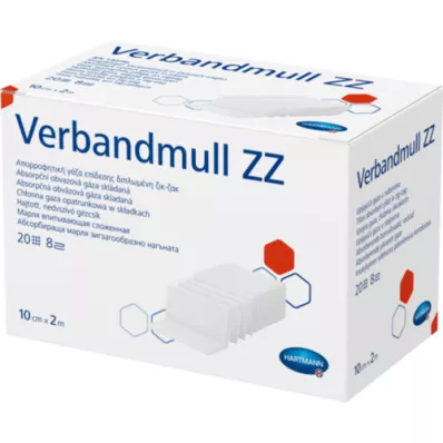 VERBANDMULL Hartmann 10 cmx2 m zigzag, 1 stuk VERBANDMULL Hartmann 10 cmx2 m zigzag, 1 stuk